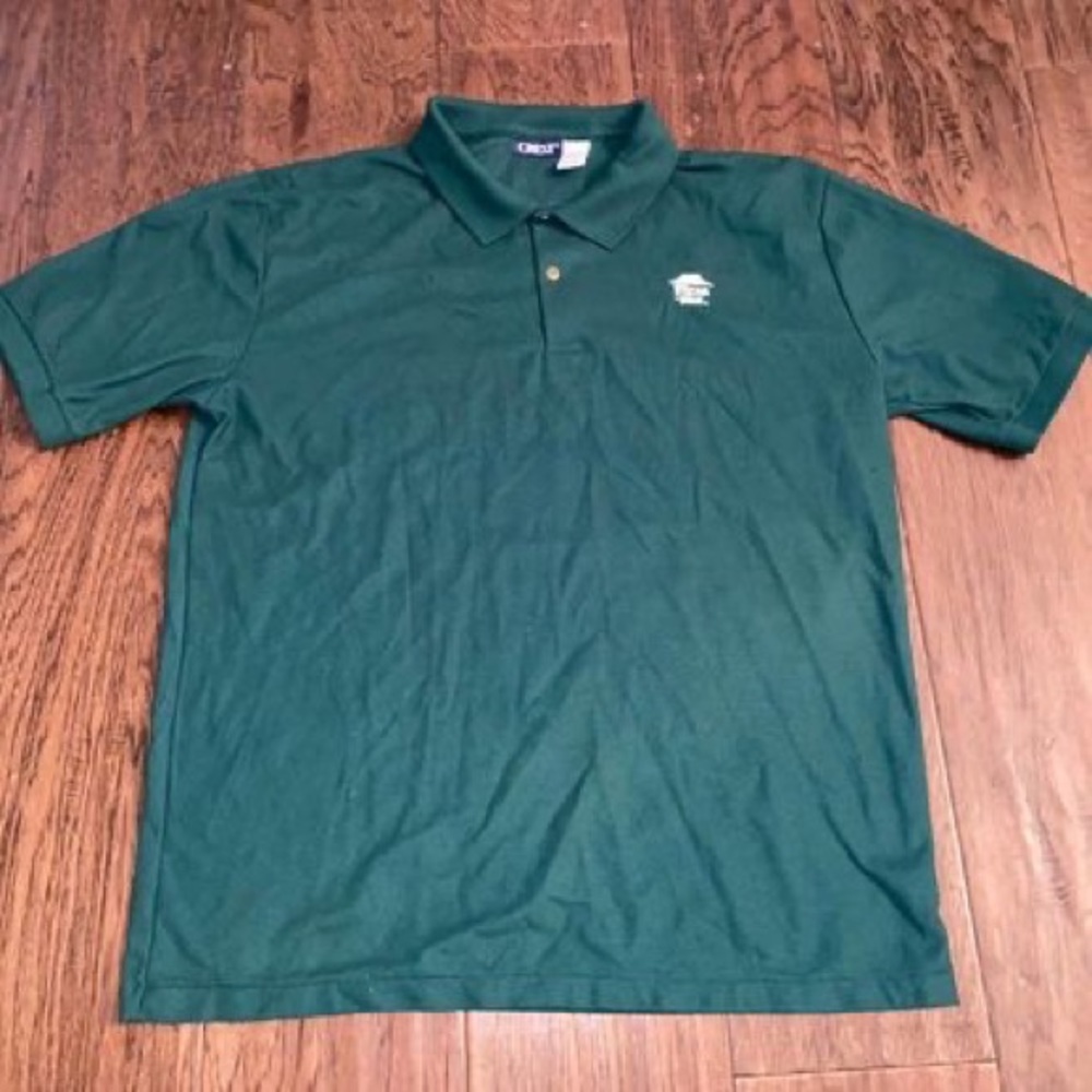Pizza Hut Men’s Large Green Vintage “Employee” Polo Shirt